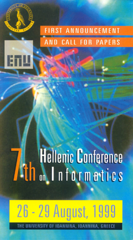 7th Hellenic Conference on Informatics