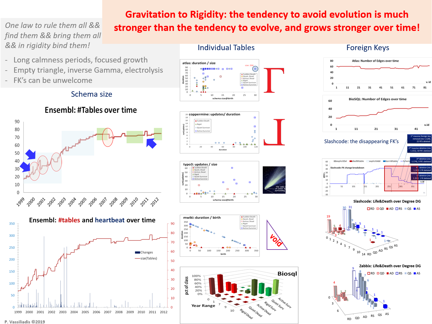 Schema Evolution: Gravitation to Rigidity is the fundamental law